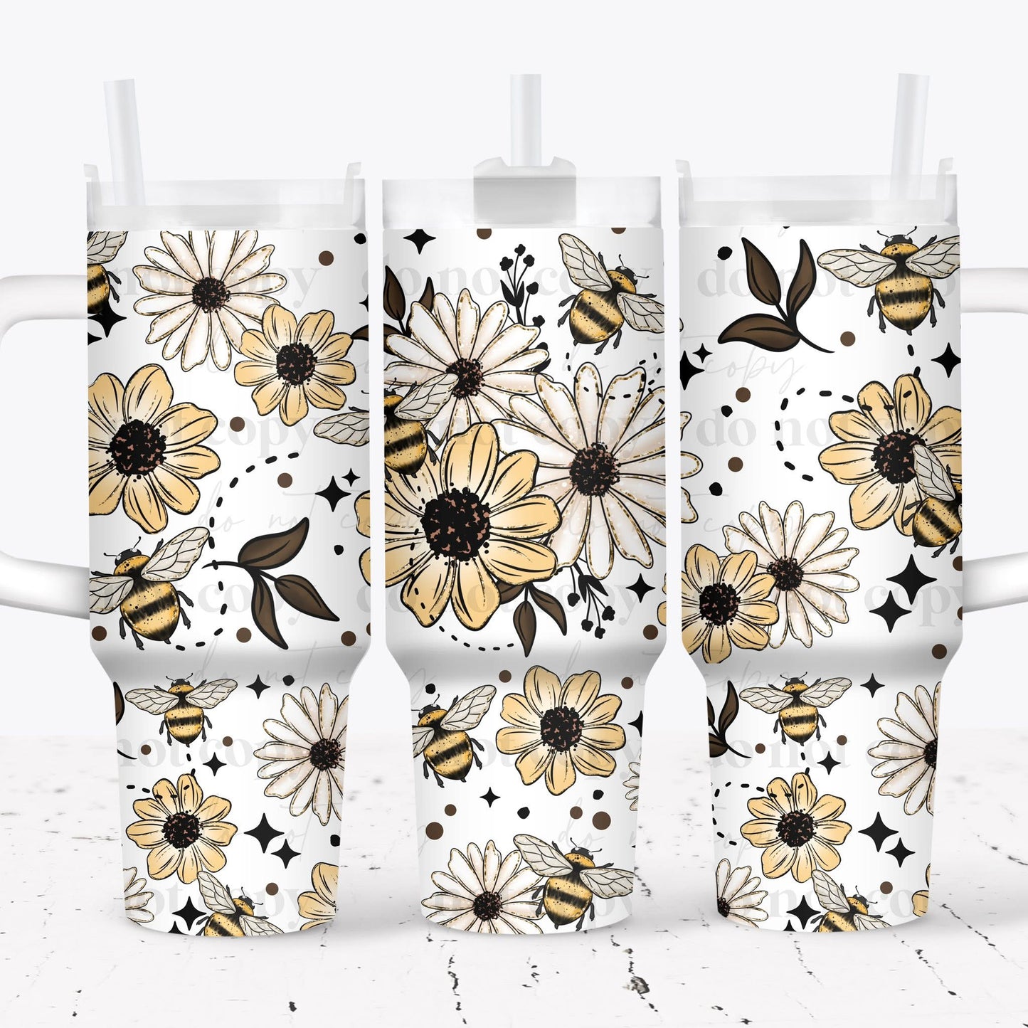 Bumble Bee 40oz Tumbler