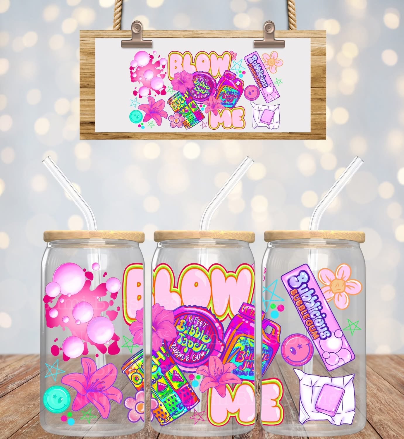 Blow Me 16oz Glass Can