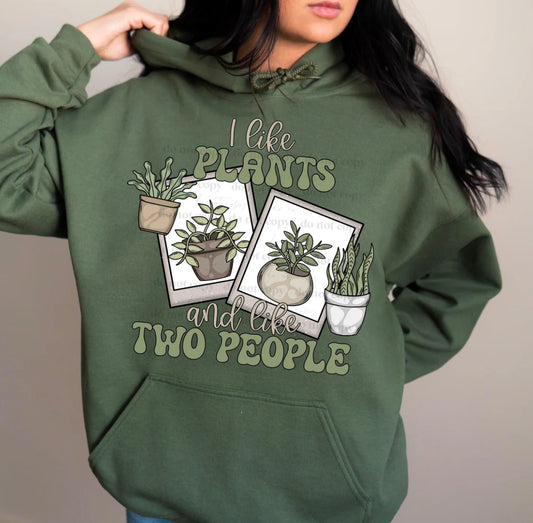 I like Plants and 2 people