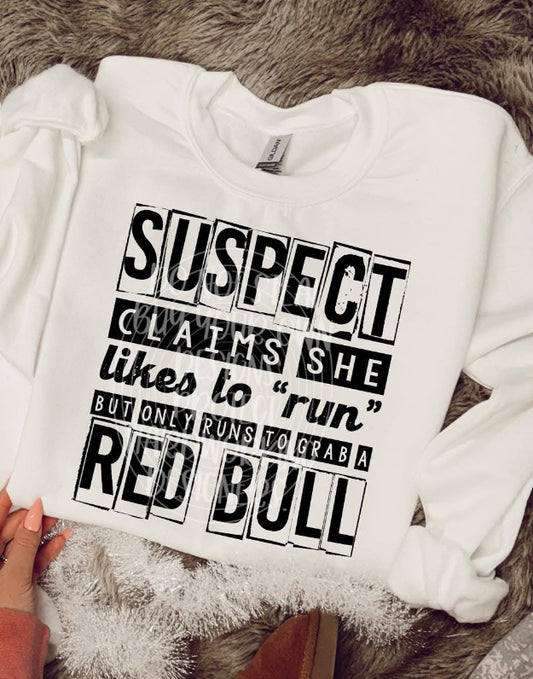 Suspect Claims She Likes To Run (Redbull)