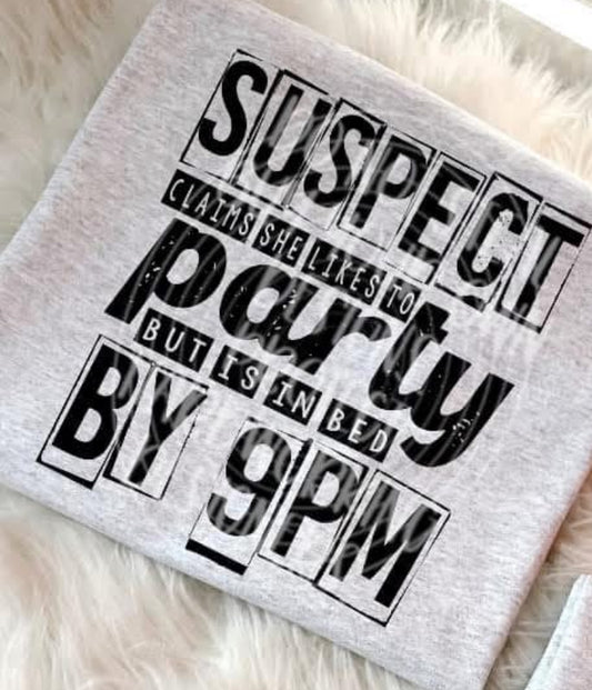 Suspect Claims She Likes To Party