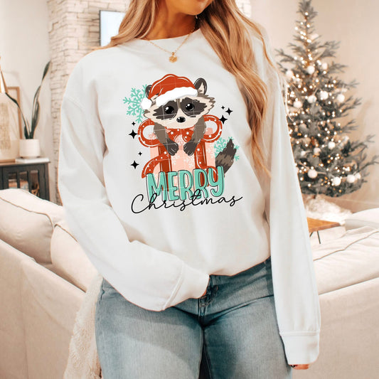 Merry Christmas Raccoon