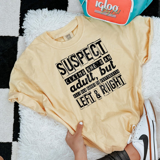 Suspect Claims She’s An Adult But…