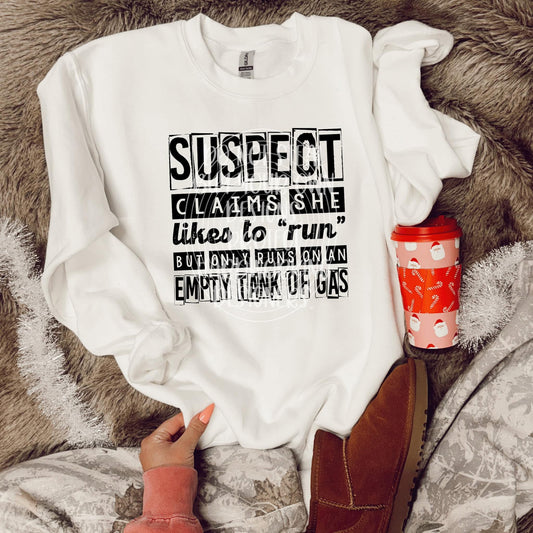 Suspect Says She Likes To Run