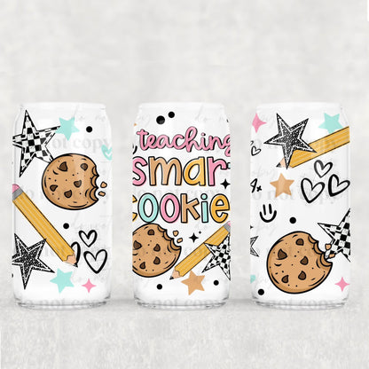 Smart Cookies 16oz Glass Can