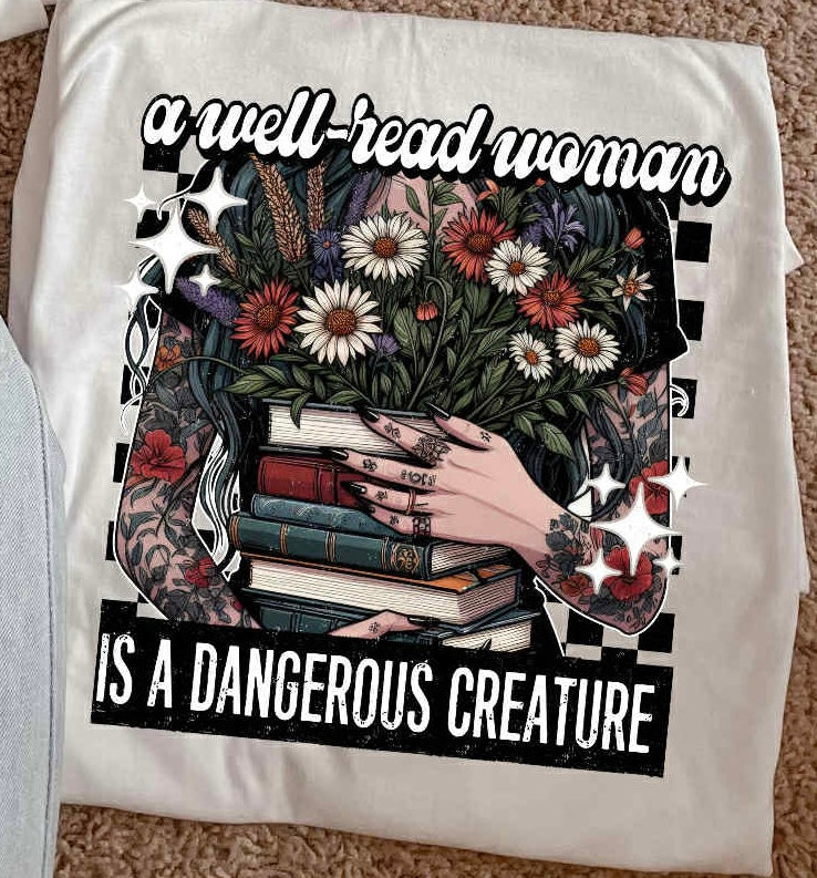 Well read woman