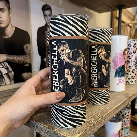 Bieberchella Zebra 20oz Tumbler